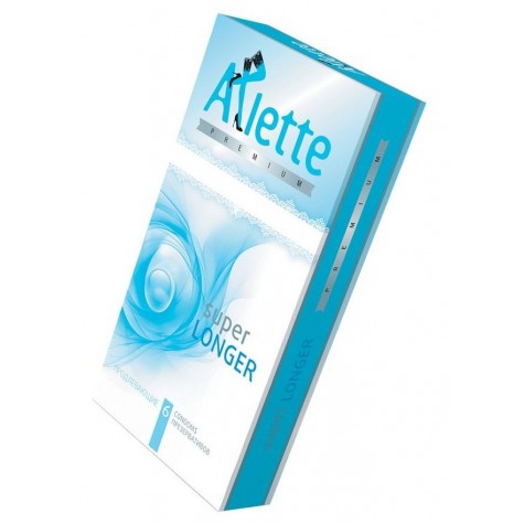 Презервативы Arlette Premium Super Longer с продлевающим эффектом - 6 шт.